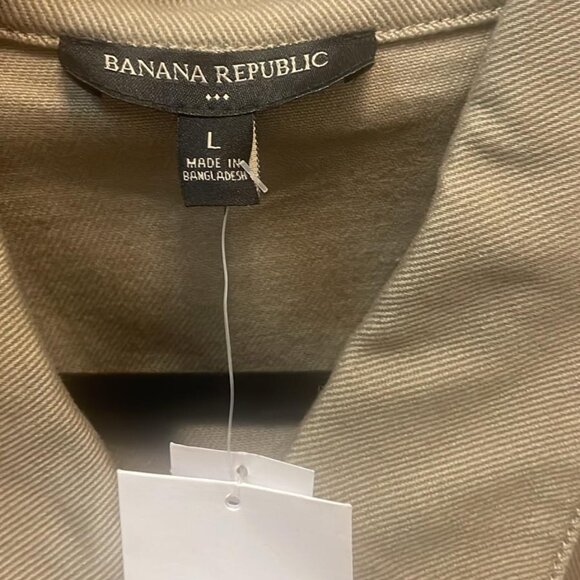 Banana Republic Oversized Twill Shirt– Size Large - Picture 3 of 5